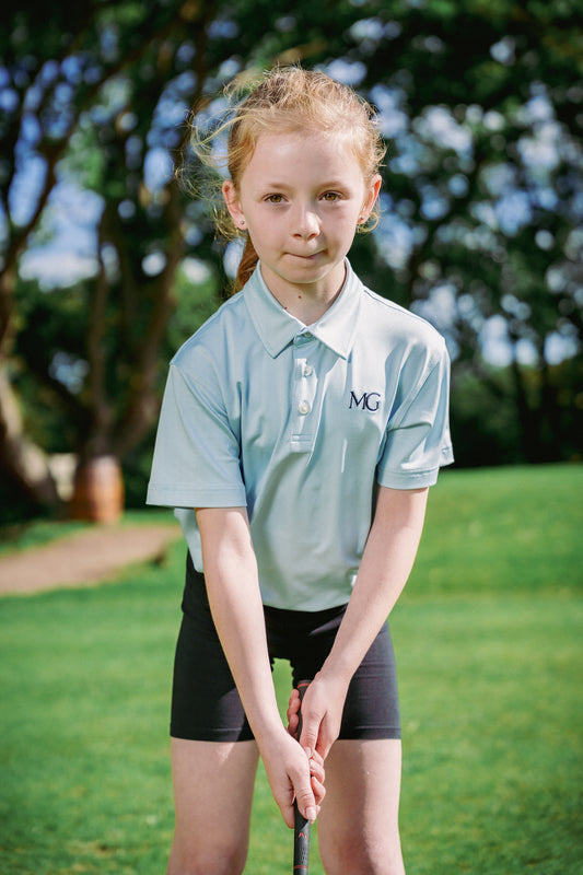 MG Junior Signature Polo - Morning Sky Blue